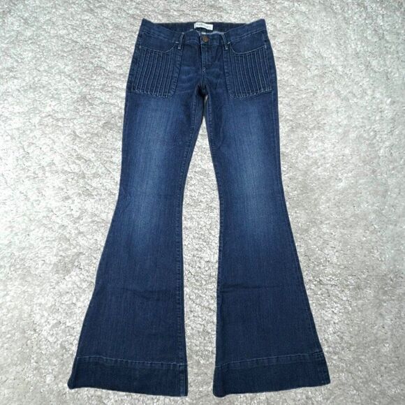 Habitual Flare Wide leg Jeans Ablaze Dark Wash - Picture 1 of 10